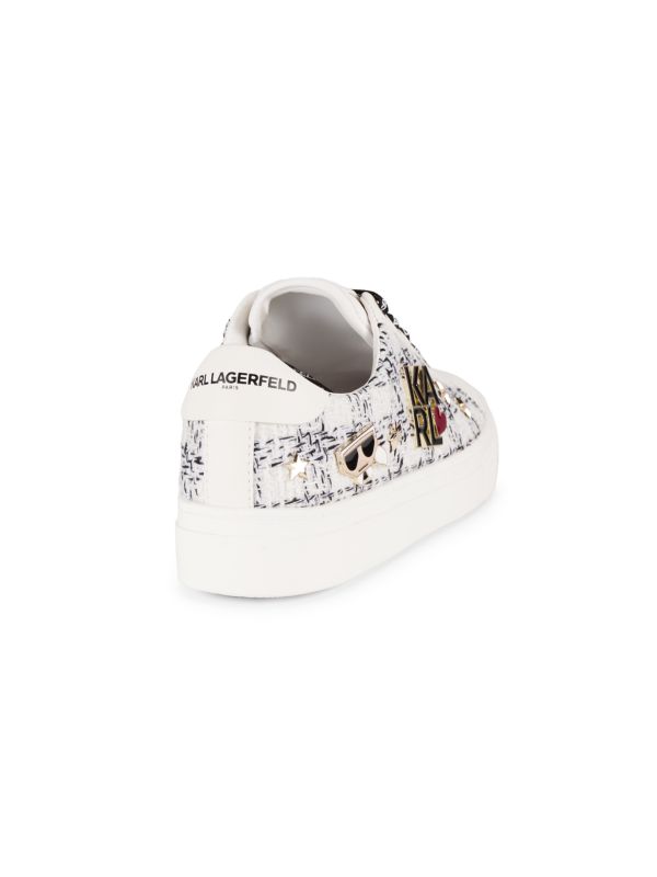 Karl Lagerfeld Paris Cammy Logo Low Top Sneakers size 9.5m