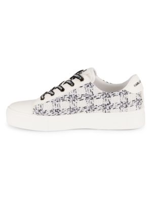 KARL LAGERFELD PARIS Cammy Logo Low Top Sneakers size 9M