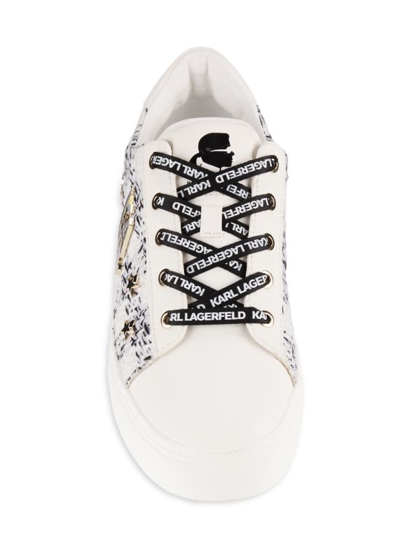 Karl Lagerfeld Paris Cammy Logo Low Top Sneakers size 9.5m