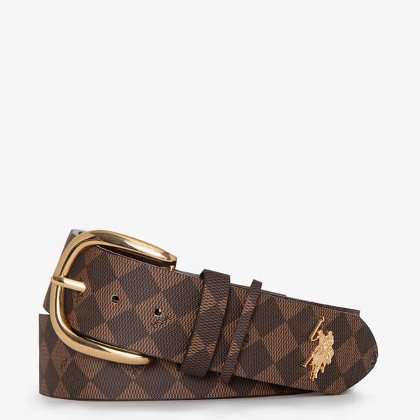 LADIES 38MM RIVET BELT - U.S. Polo Assn.