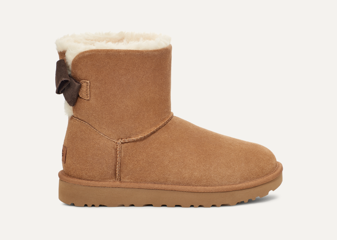 Mini Bailey Suede Bow UGGS boot size 10