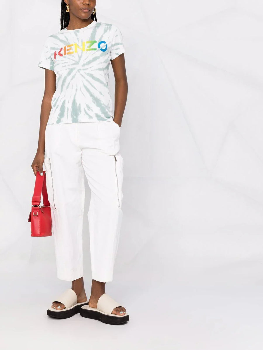 Kenzo Logo Tie Dye Tee size small