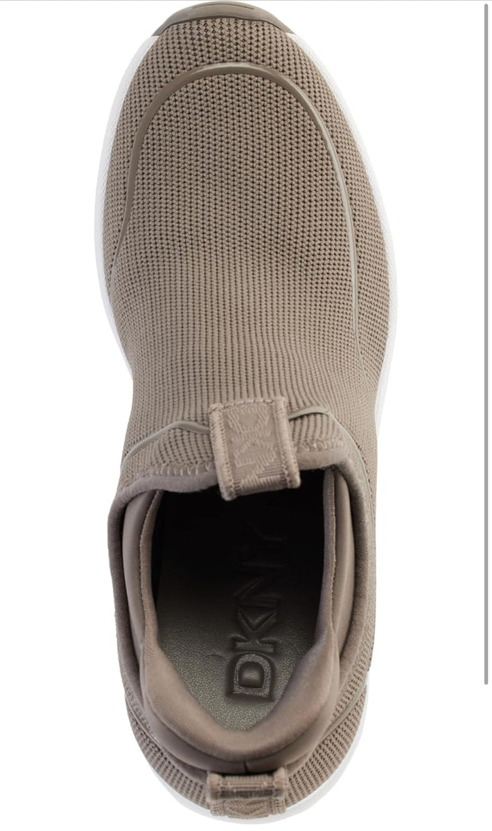 DKNY Pecola Slip-On Wedge Sneaker in Brown size 8m