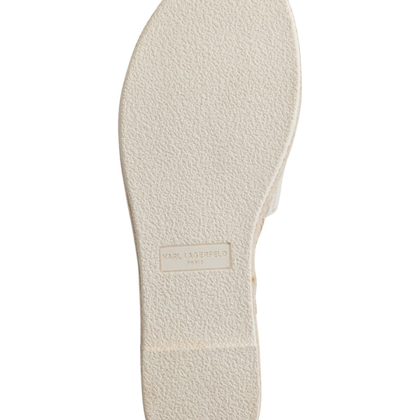 KARL LAGERFELD Caine Platform Espadrille In Baltic Blue size 6.5