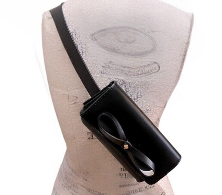 Kate Spade Adjustable Belt Bag Black Leather