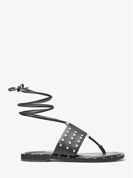 MICHAEL KORS Jagger Studded Leather Sandal size 6.5M