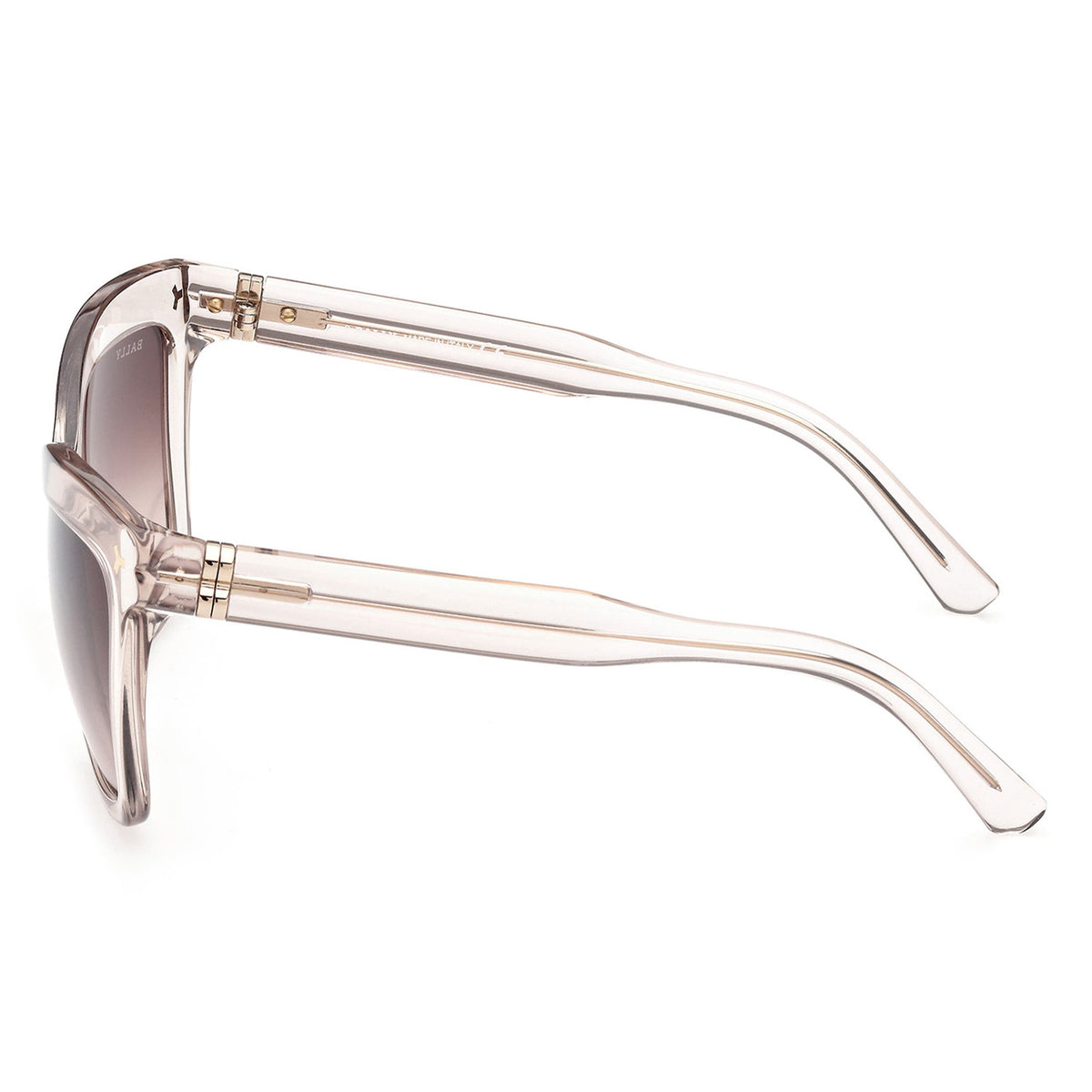 Bally 56mm Gradient Cat Eye Sunglasses in Shiny Beige /Gradient Brown