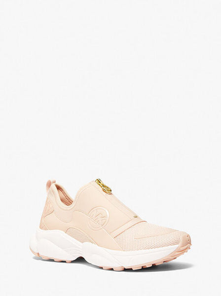 MICHAEL MICHAEL KORS Sami Scuba and Mesh Zip-Up Trainer size 5.5M