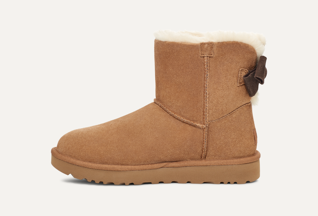 Mini Bailey Suede Bow UGGS boot size 10