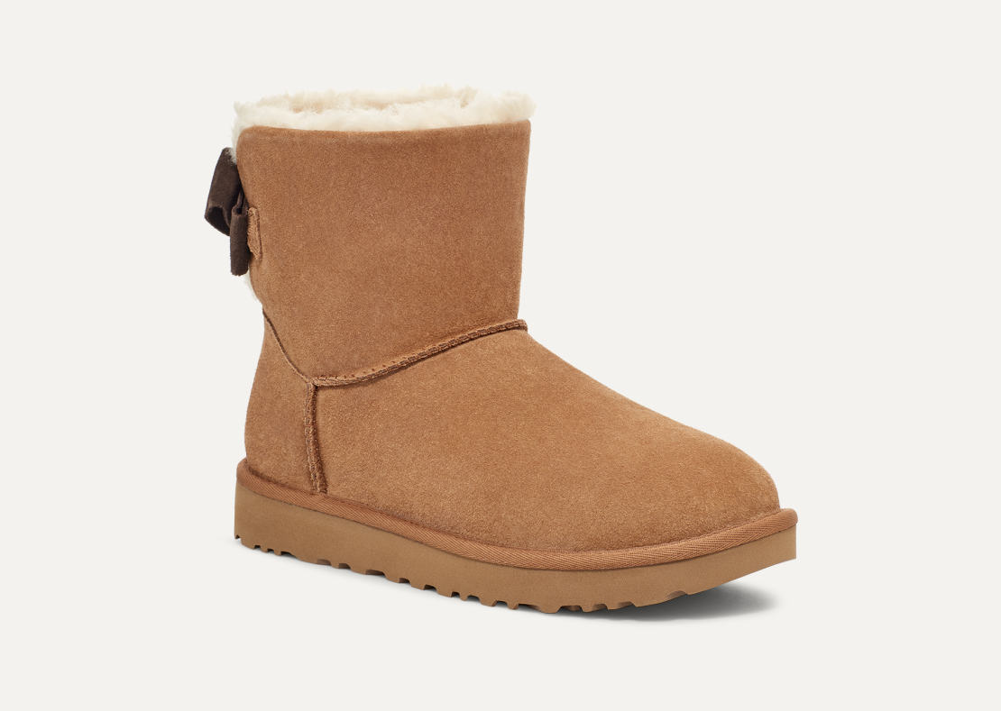 Mini Bailey Suede Bow UGGS boot size 10