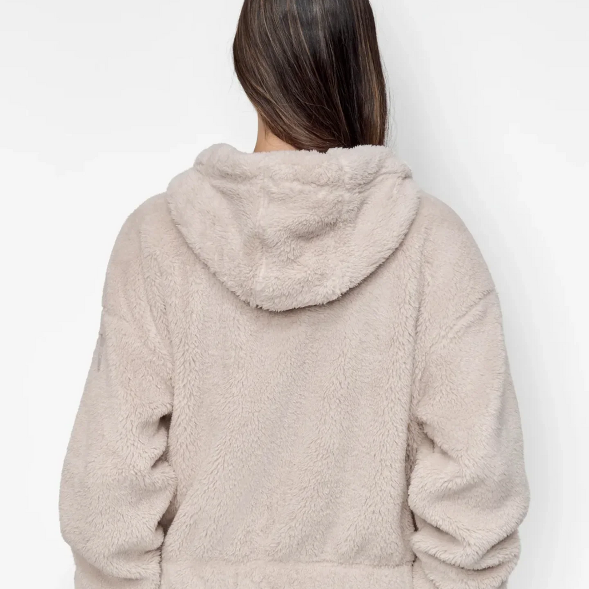 sherpa full zip jacket DKNY size L