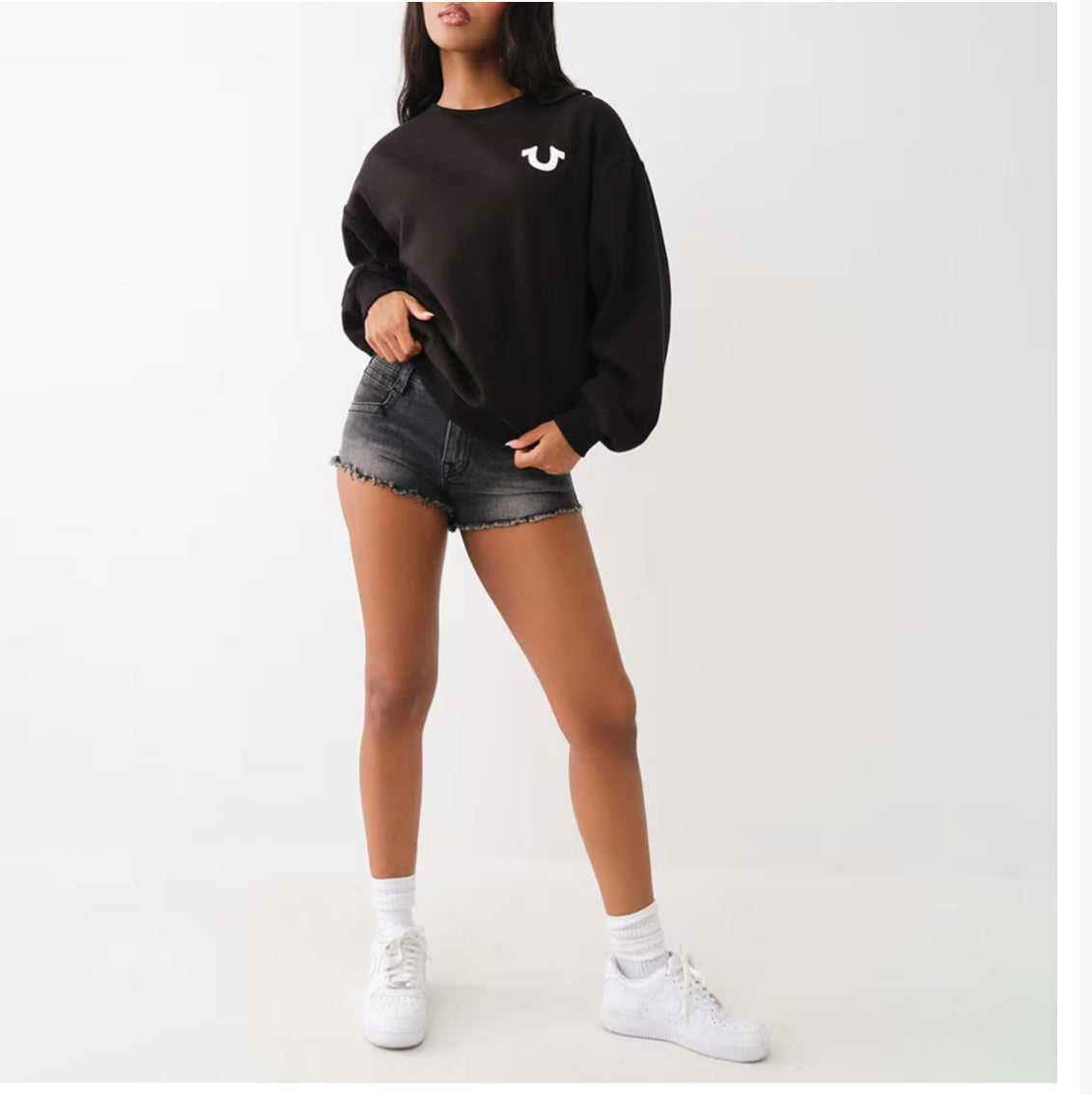 True Religion Coaster BF Crewneck Sweatshirt M