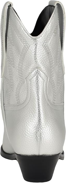 Guess Ginette Metallic Cowboy Booties