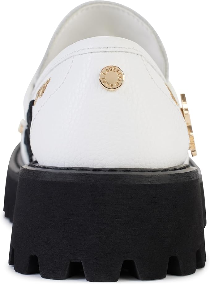 Karl Lagerfeld Paris Women's Avah Studs-Dress F Loafer size 9