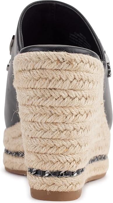 Karl Lagerfeld Paris Women's Corissa Pins Wedge Fun Sandal size 6.5