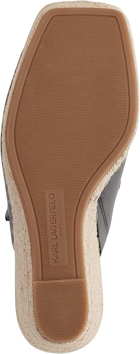 Karl Lagerfeld Paris Women's Corissa Pins Wedge Fun Sandal size 6.5
