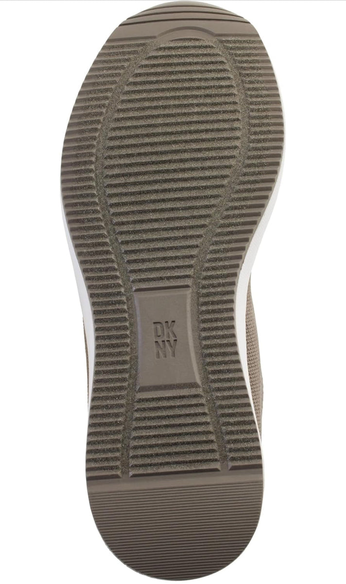 DKNY Pecola Slip-On Wedge Sneaker in Brown size 8m