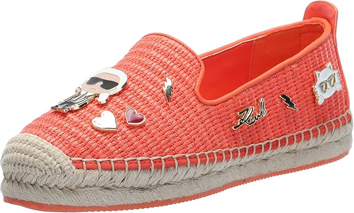 Karl Lagerfeld Paris Embellished Slip On Espadrilles size 9