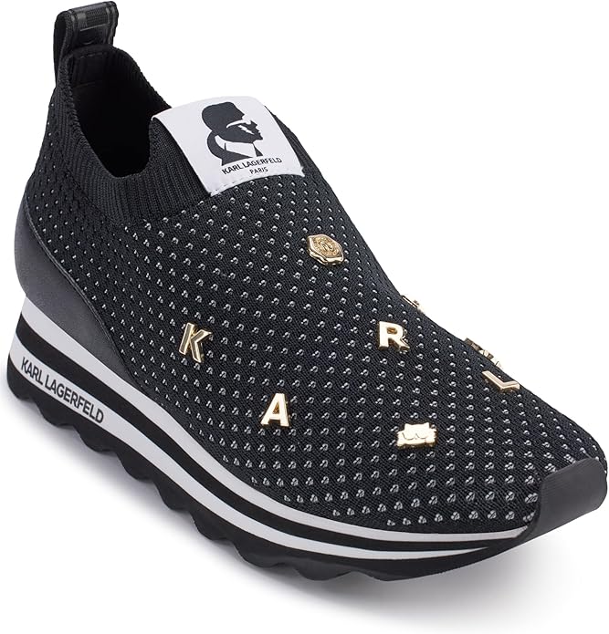 Karl Lagerfeld Paris Marje Embellished Slip On Sneakers 9M