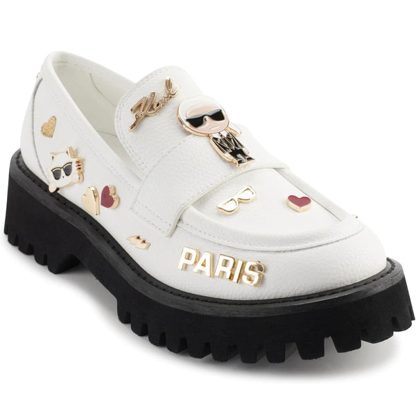 Karl Lagerfeld Paris Avah Studs - Dress F womens Loafer size 40