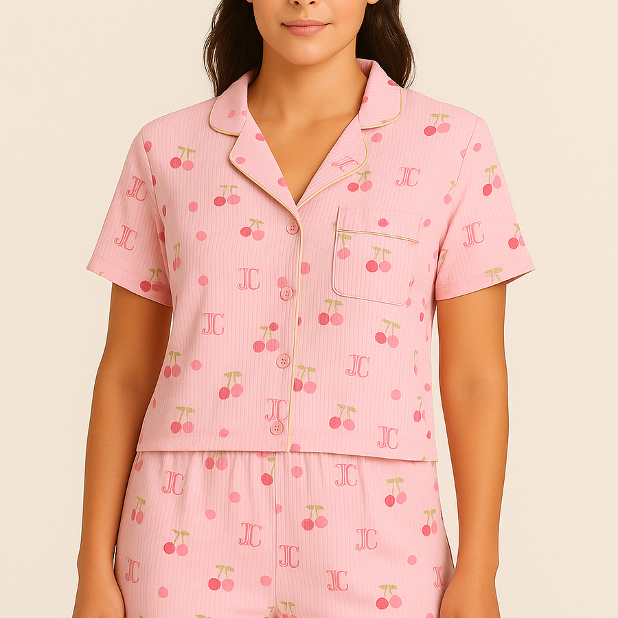 juicy couture cherry pajama set Women's Medium
