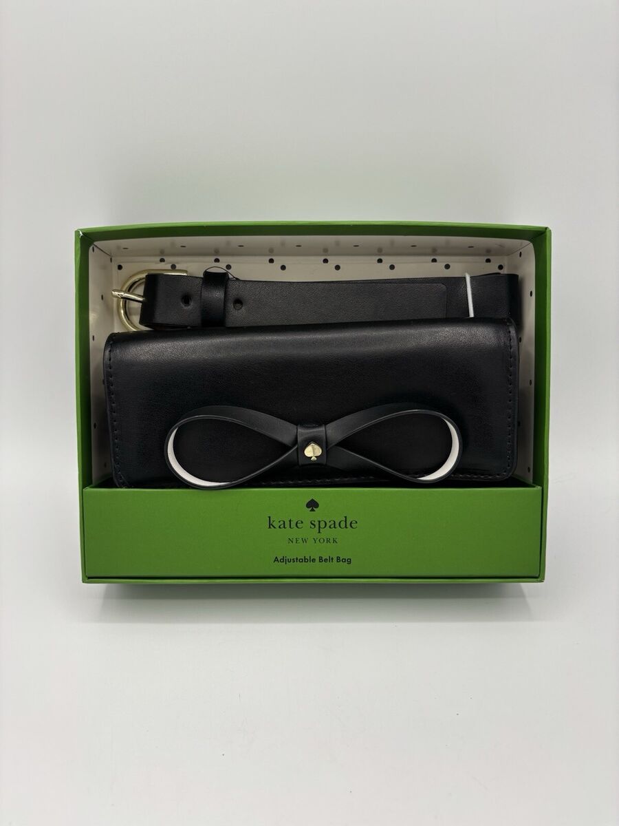 Kate Spade Adjustable Belt Bag Black Leather