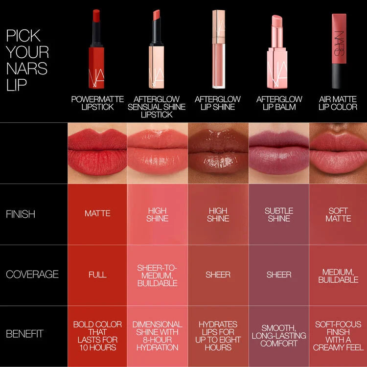 NARS AIR MATTE LIP COLOR SHADE  DRAGON GIRL Vivid Siren Red