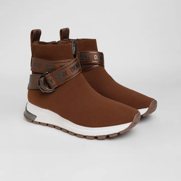 DKNY Miley Slip On Sneakers in brown 7.5M