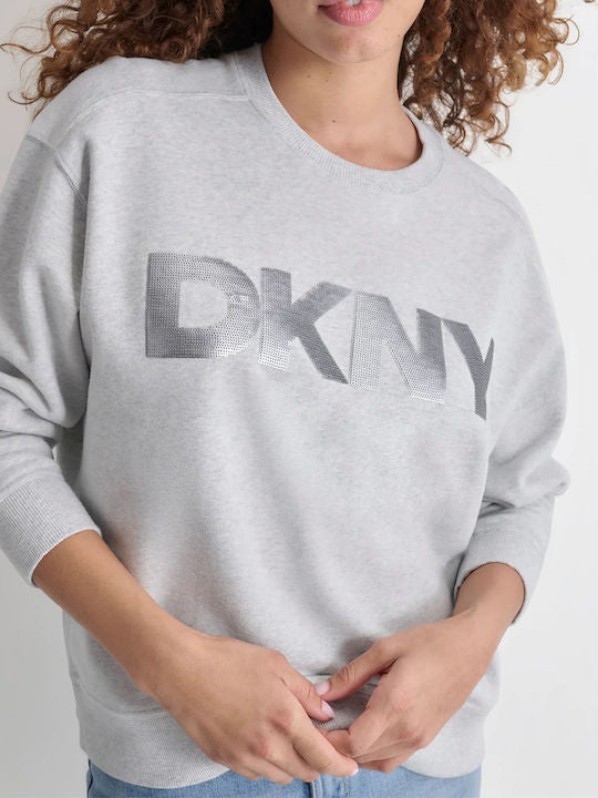 DKNY SEQUIN LOGO SWEATSHIRT XL