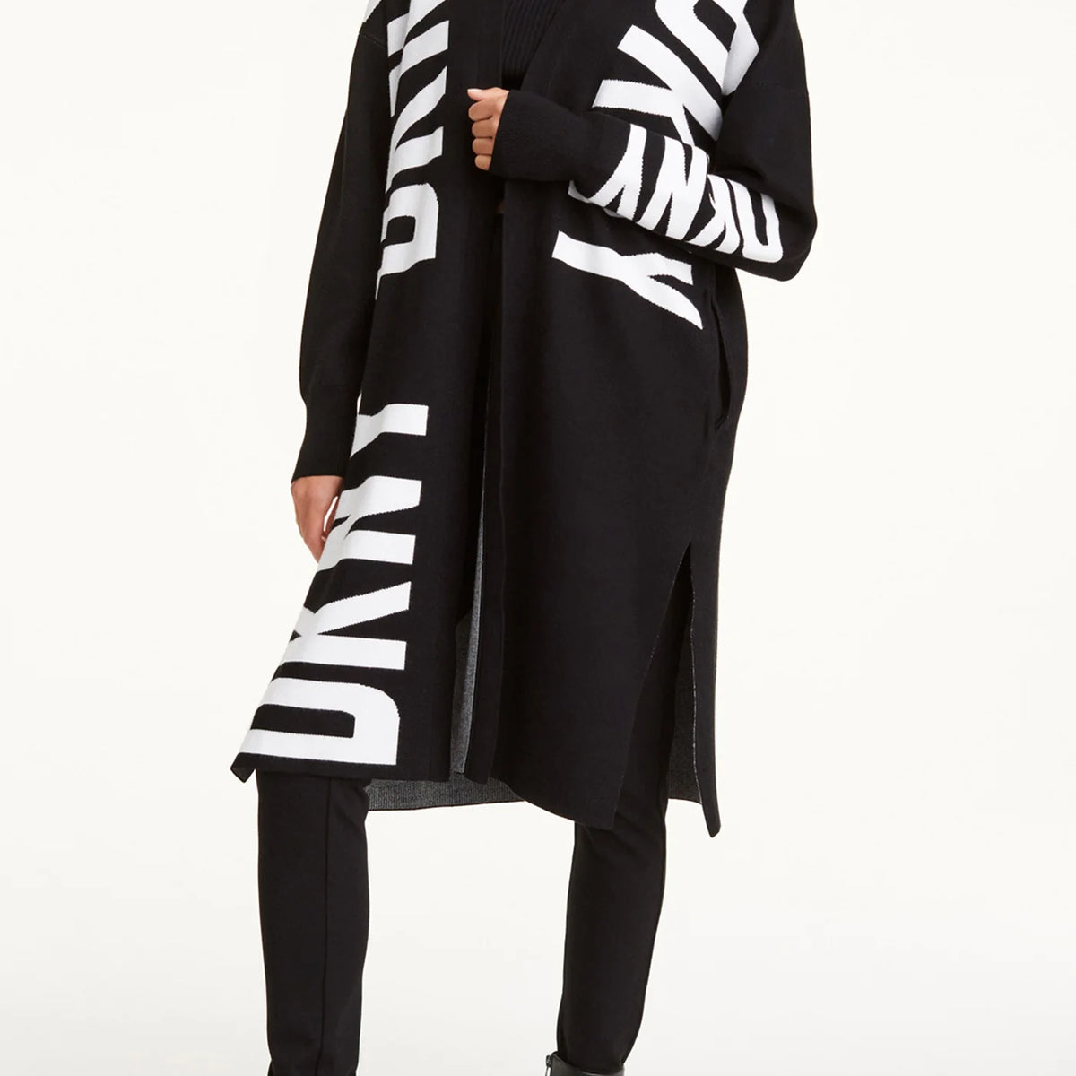 DKNY OVERSIZED LOGO JACKET L