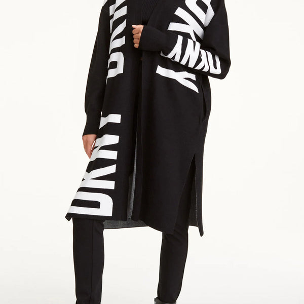 DKNY OVERSIZED LOGO JACKET L