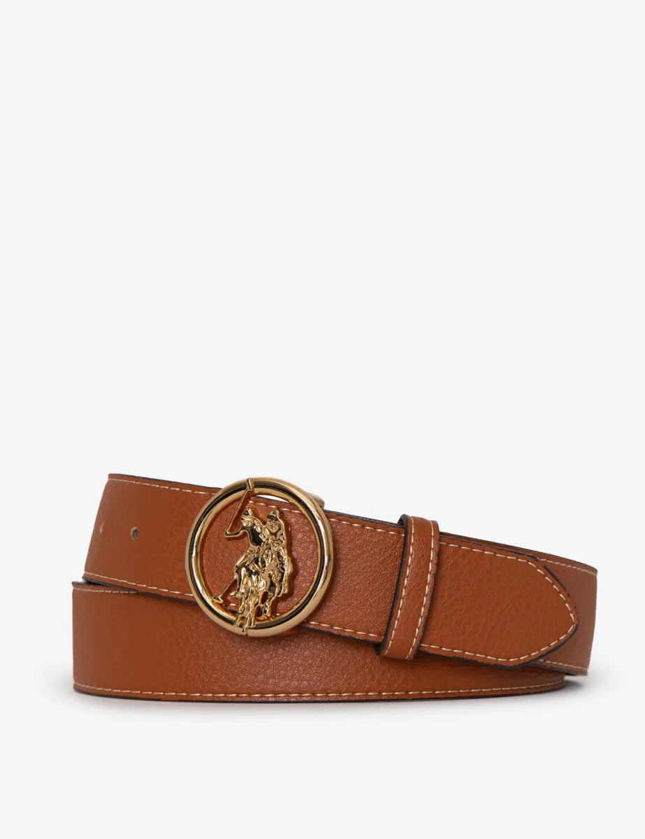 U.S. POLO ASSN. LADIES MEDALLION LOGO BELT