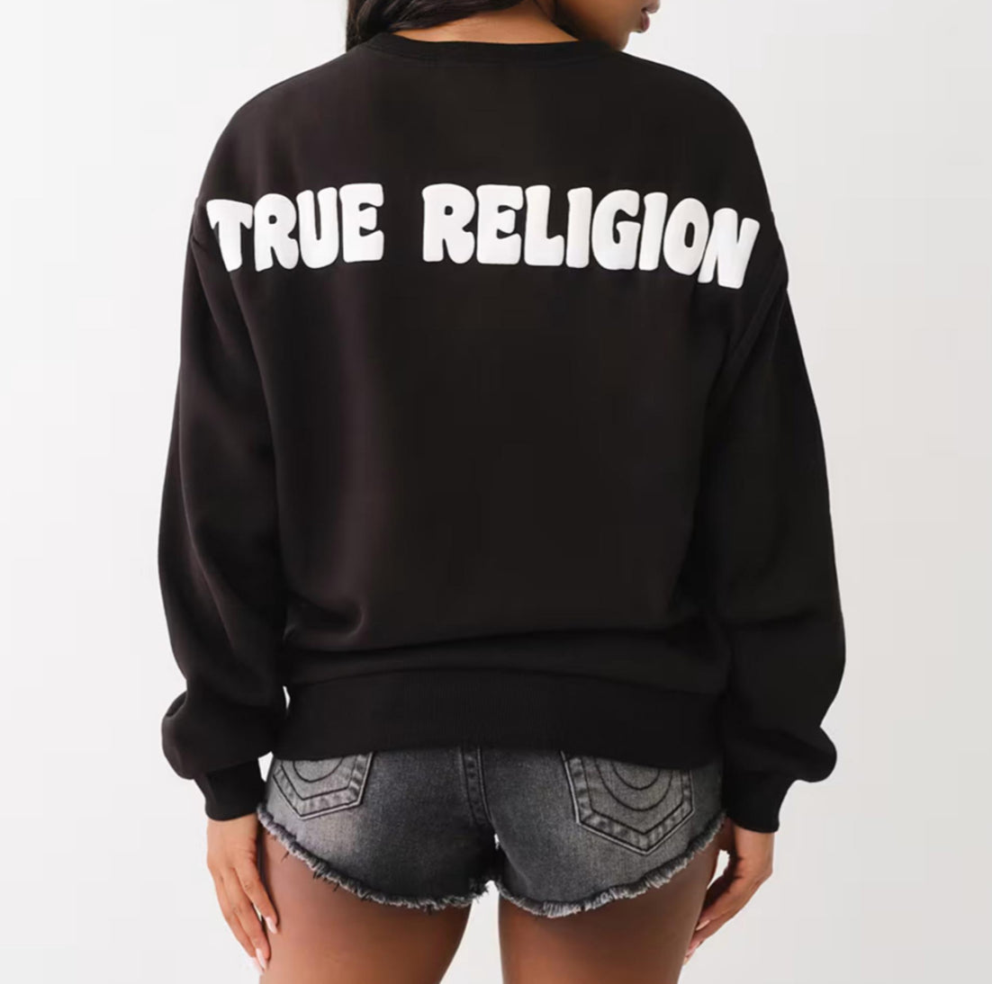True Religion Coaster BF Crewneck Sweatshirt M