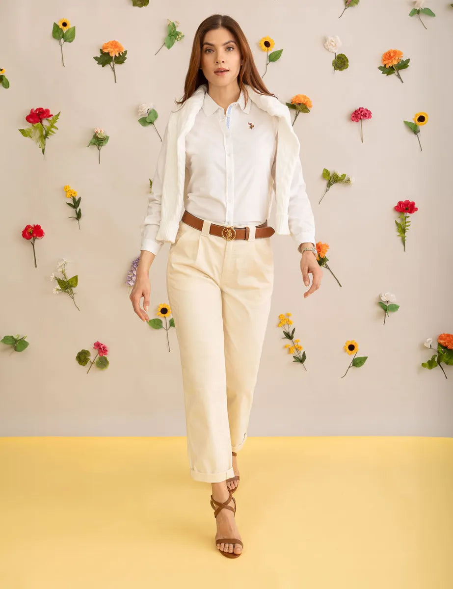 U.S. POLO ASSN. LADIES MEDALLION LOGO BELT