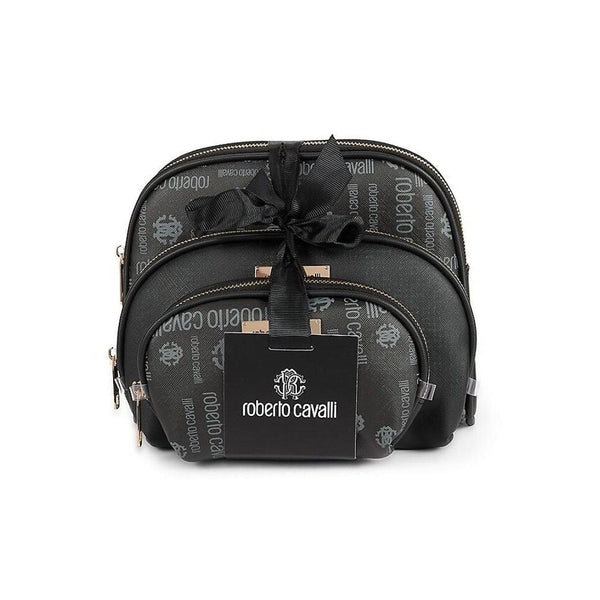 ROBERTO CAVALLI MAKEUP
Women's Black 3-piece Travel Pouch Set