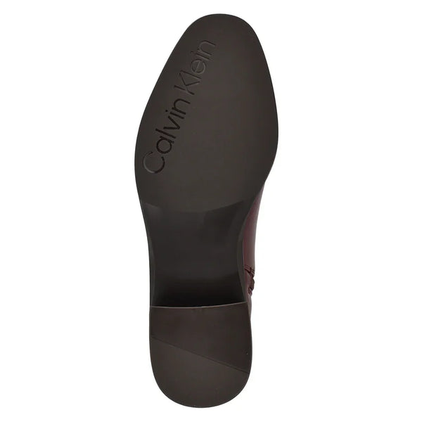 Calvin Klein Women's Jasen Block Heel Almond Toe Dress Booties size 8
