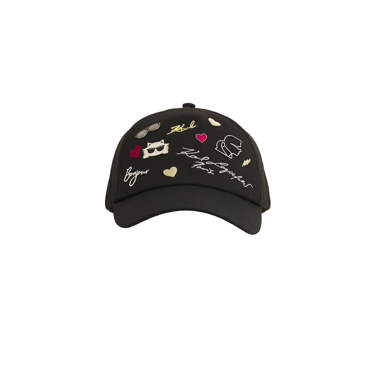KARL LAGERFELD CATE PINS BASEBALL CAP