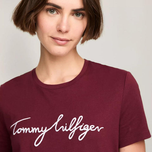 Tommy Hilfiger Embroidered Signature Crewneck T-Shirt