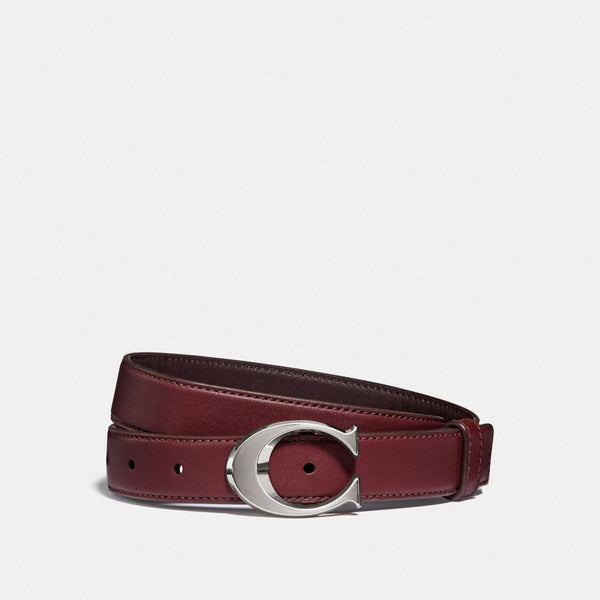 COACH Cow Leather Monogram Belt