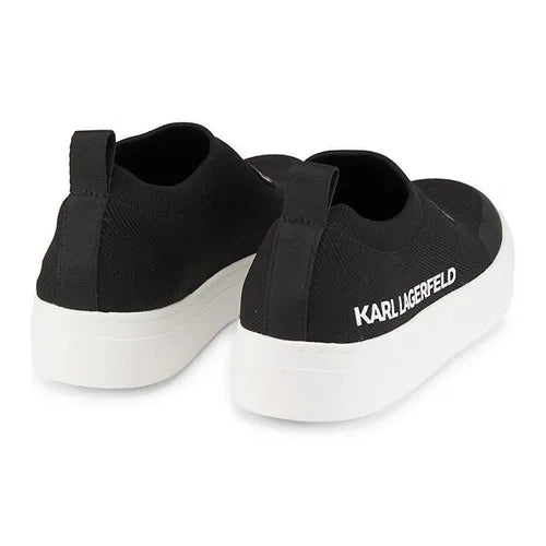Karl Lagerfeld Clarke Low Top Embellished Slip On Shoes Black Size 8