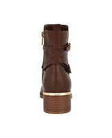 Calvin Klein Women's Jasen Block Heel Almond Toe Dress Booties 8M